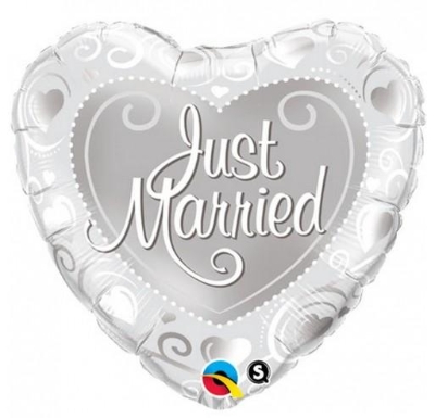 Just Married Balloon