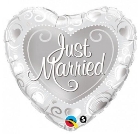 Just Married Balloon