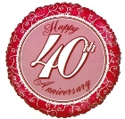 40th wedding anniversary balloon