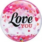 Love you hearts Bubble Balloon