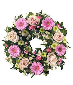 Wreath   pinks